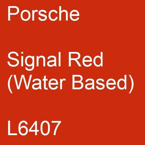 Porsche, Signal Red (Water Based), L6407.